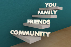 Blended family and community